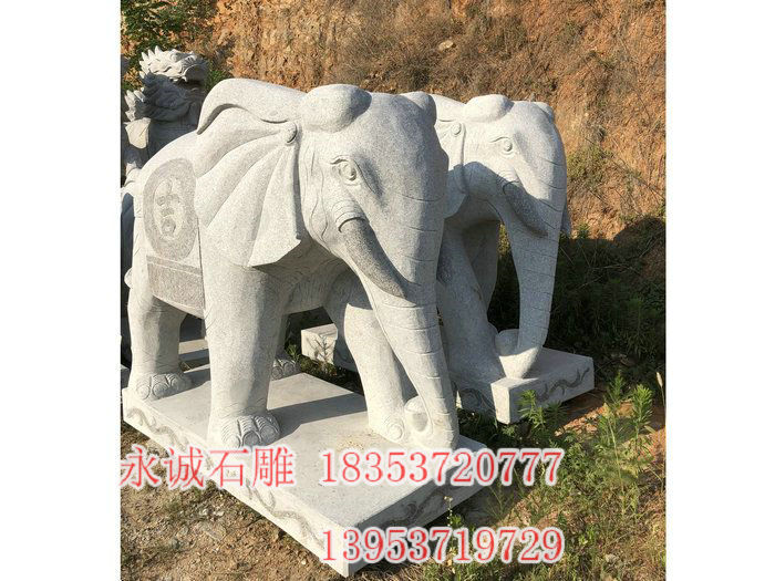 石雕动物