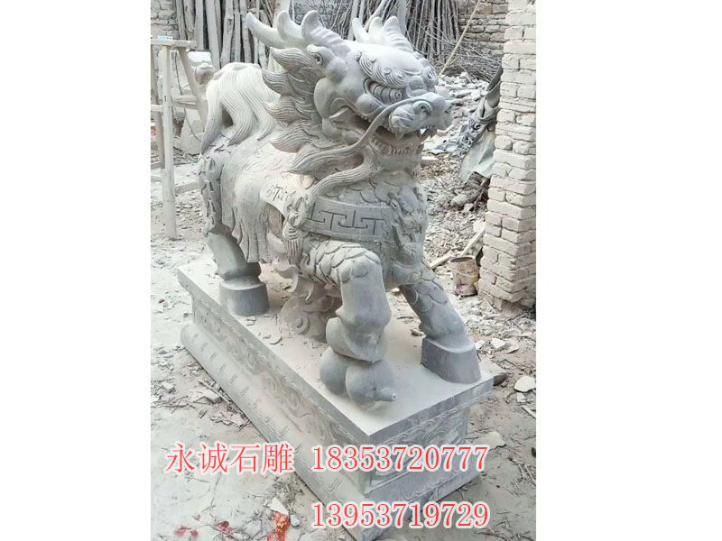 石雕动物